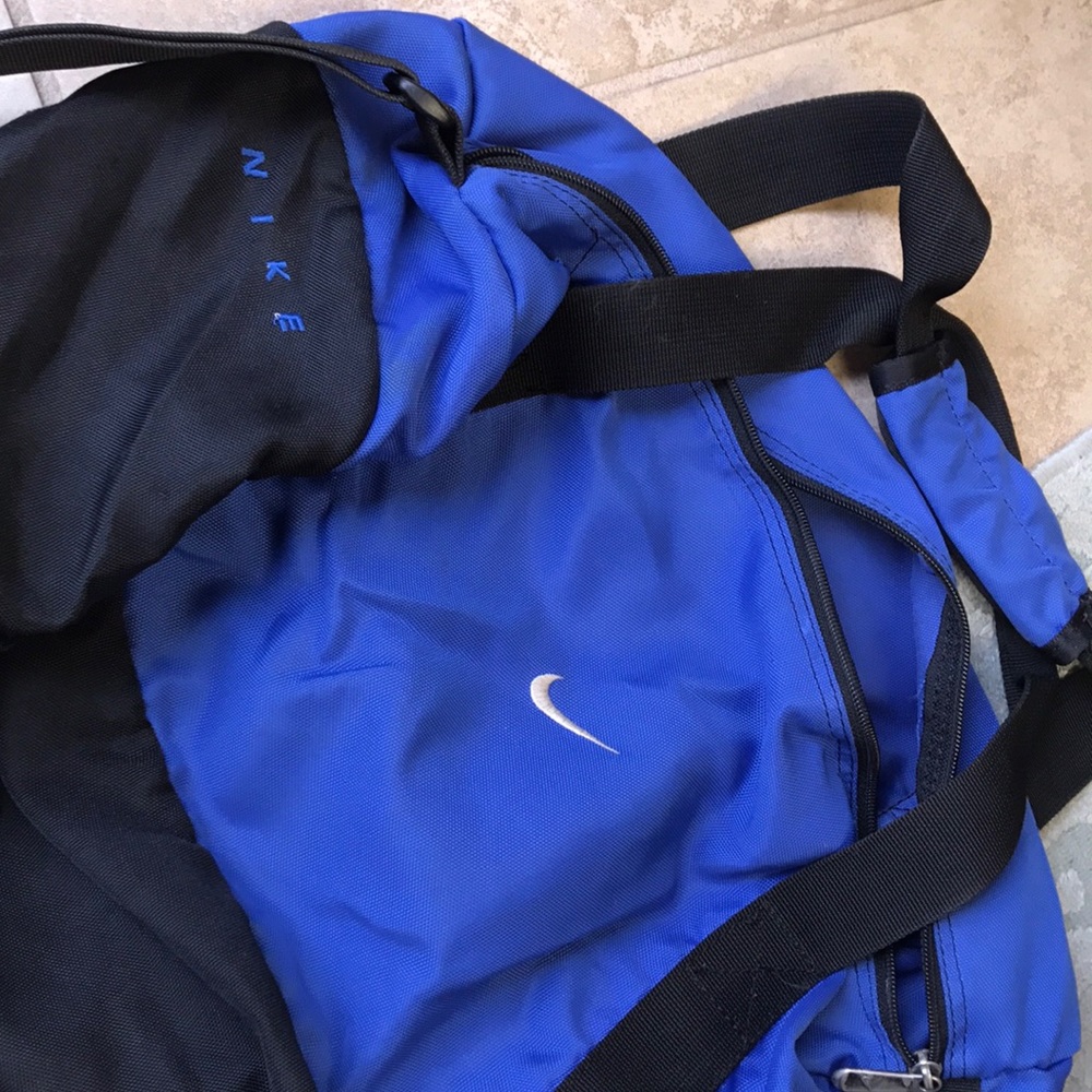 Black & Blue Nike Duffle